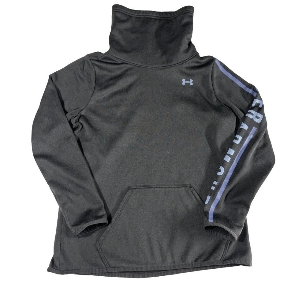 Under Armour Women's ColdGear Fleece Pullover Medium M Tunnel Neck Sweatshirt